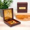 Gold Plated Radha Krishna Photo Frame with Charan Paduka for Diwali Housewarming Return Gift Worship Pooja Room Decor Hindu God Religious Devotional Paduka Prayer Box